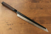 Sakai Takayuki Ginryu Honyaki Swedish Steel Mirrored Finish Kengata Yanagiba 300mm Wenge with Double Water Buffalo Ring Handle with Sheath - Japanny - Best Japanese Knife