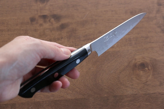 Seisuke VG10 33 Layer Damascus Petty-Utility  105mm Micarta Handle - Japanny - Best Japanese Knife