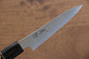 Seisuke Swedish Steel-stn Petty-Utility  120mm Burned Chestnuts Handle - Japanny - Best Japanese Knife