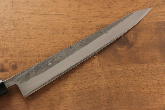 Seisuke Blue Steel No.2 Nashiji Sujihiki 240mm Chestnut Handle - Japanny - Best Japanese Knife