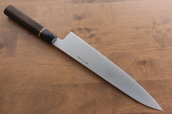 Seisuke Swedish Steel-stn Gyuto 270mm Burned Chestnuts Handle - Japanny - Best Japanese Knife