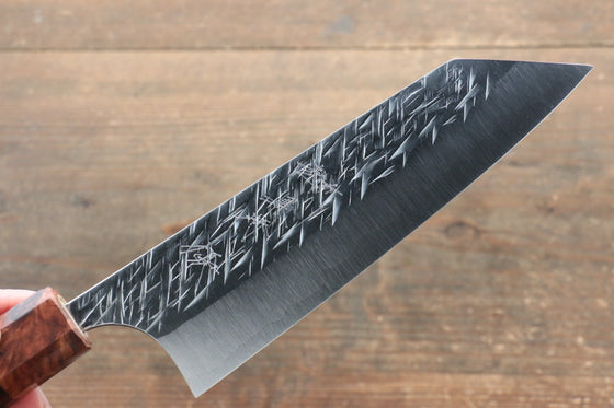 Yu Kurosaki Raijin Cobalt Special Steel Hammered Bunka  165mm - Japanny - Best Japanese Knife