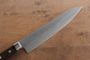 Seisuke AUS8 Hammered Gyuto 240mm Brown Pakka wood Handle - Japanny - Best Japanese Knife