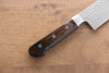 Seisuke AUS8 Hammered Gyuto  240mm Brown Pakka wood Handle - Japanny - Best Japanese Knife