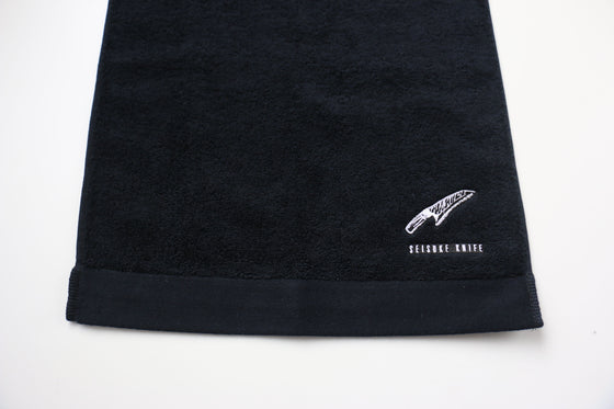 Seisuke Black Towel - Japanny - Best Japanese Knife