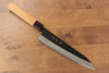 Sakai Takayuki Blue Super Hammered Black Finished Gyuto 210mm - Japanny - Best Japanese Knife