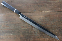  Kikumori R2/SG2 Mirrored Finish Kiritsuke Yanagiba Japanese Knife 300mm with Ebony Wood Handle (With White Ring) - Japanny - Best Japanese Knife