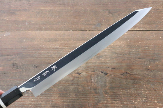 Kikumori SG2 Mirrored Finish Kiritsuke Yanagiba 300mm with Ebony Wood Handle (With White Ring) - Japanny - Best Japanese Knife