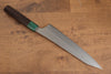 Yu Kurosaki Senko Ei R2/SG2 Hammered Gyuto  210mm Shitan (ferrule: Green Pakka wood) Handle - Japanny - Best Japanese Knife