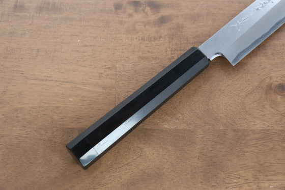 Sakai Takayuki Zangetsu White Steel No.1 Sakimaru Yanagiba  330mm Ebony Wood Handle with Sheath - Japanny - Best Japanese Knife
