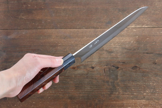 Seisuke White Steel Migaki Finished Gyuto 210mm with Honduras Handle - Japanny - Best Japanese Knife
