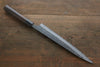 Ogata White Steel No.2 Kurouchi Damascus Sujihiki 240mm with Shitan Handle - Japanny - Best Japanese Knife