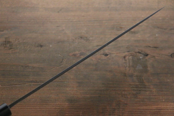 Ogata White Steel No.2  Kurouchi Damascus Sujihiki  240mm with Shitan Handle - Japanny - Best Japanese Knife