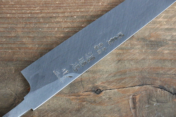 Minamoto Akitada Blue Steel No.1 DX Yanagiba 210mm (Blade only) - Japanny - Best Japanese Knife