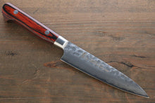  Sakai Takayuki VG10 33 Layer Damascus Petty-Utility  120mm Mahogany Pakka wood Handle - Japanny - Best Japanese Knife