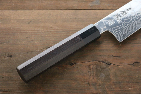 Sukenari ZDP189 Damascus Kiritsuke Gyuto 240mm Shitan Handle - Japanny - Best Japanese Knife