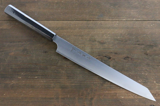 Sakai Takayuki Hien Silver Steel No.3 Kengata Yanagiba - Japanny - Best Japanese Knife