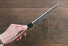 Nao Yamamoto Silver Steel No.3 Nashiji Santoku 165mm Walnut Handle - Japanny - Best Japanese Knife