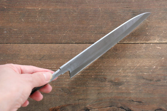 Minamoto Akitada Hontanren Blue Steel No.2 Santoku Japanese Knife 165mm (Blade only) - Japanny - Best Japanese Knife
