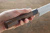 Hideo Kitaoka White Steel No.2 Damascus Kiritsuke Yanagiba 270mm Shitan Handle - Japanny - Best Japanese Knife