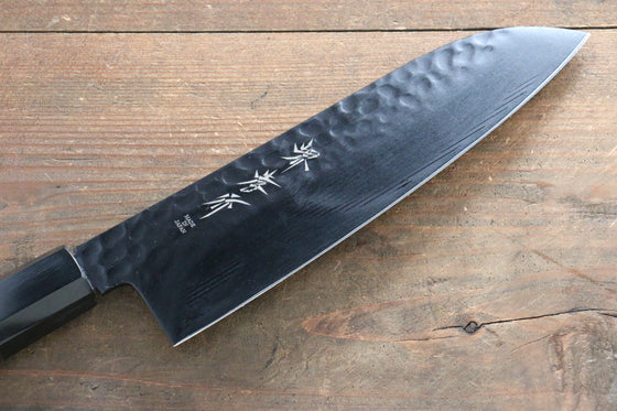 Sakai Takayuki Non-Stick Coating VG10 Hammered WA KUROKAGE Japanese Chef's  Santoku Knife 170mm with Wenge Handle