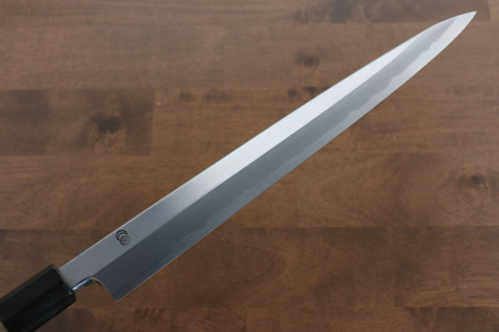 Kikuzuki White Steel No.2 Kasumitogi Yanagiba  300mm Magnolia Handle - Japanny - Best Japanese Knife