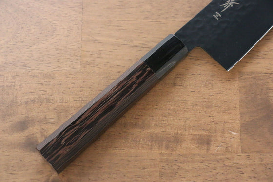 Sakai Takayuki Kurokage VG10 Hammered Teflon Coating Gyuto 240mm Wenge Handle - Japanny - Best Japanese Knife