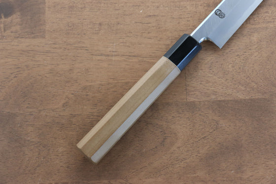 Kikuzuki White Steel No.2 Kasumitogi Sakimaru Takohiki 270mm Magnolia Handle - Japanny - Best Japanese Knife