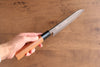 Tessen by Yamatsuka Tamahagane Damascus Santoku 165mm Wild Cherry Handle - Japanny - Best Japanese Knife
