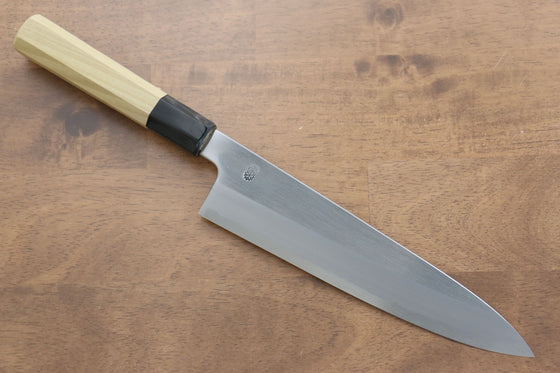 Kikuzuki White Steel No.2 Kasumitogi Gyuto  210mm Magnolia Handle - Japanny - Best Japanese Knife