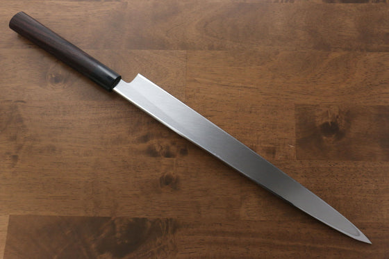 Jikko White Steel No.2 Yanagiba 330mm Shitan Handle - Japanny - Best Japanese Knife