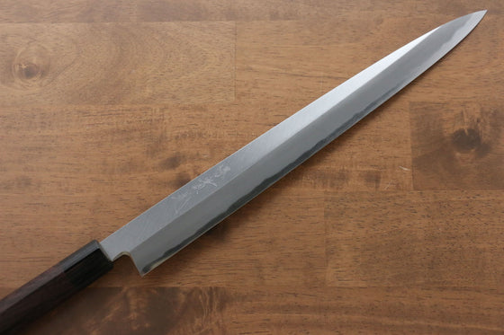 Jikko White Steel No.2 Yanagiba Japanese Knife 330mm Shitan Handle - Japanny - Best Japanese Knife