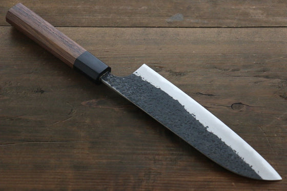 Yu Kurosaki Blue Super Hammered Santoku  180mm - Japanny - Best Japanese Knife