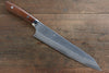 Takeshi Saji SRS13 Hammered(Maru) Kengata Gyuto  240mm Ironwood Handle - Japanny - Best Japanese Knife