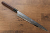 Jikko White Steel No.2 Yanagiba Japanese Knife 270mm Shitan Handle - Japanny - Best Japanese Knife