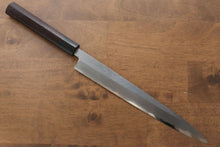  Jikko White Steel No.2 Yanagiba  240mm Shitan Handle - Japanny - Best Japanese Knife
