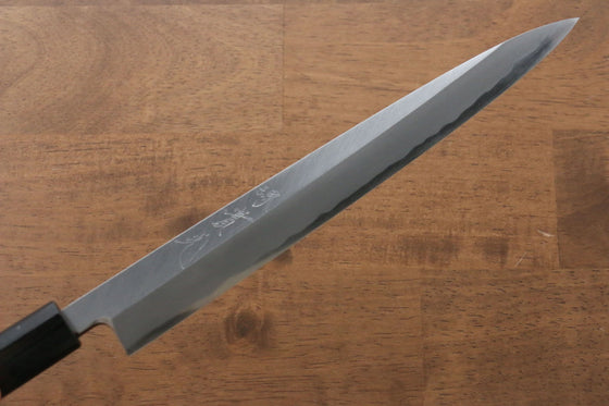 Jikko White Steel No.2 Yanagiba 240mm Shitan Handle - Japanny - Best Japanese Knife