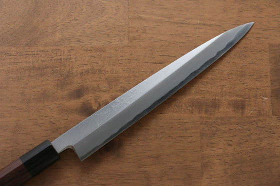 Jikko White Steel No.2 Yanagiba 210mm Shitan Handle - Japanny - Best Japanese Knife