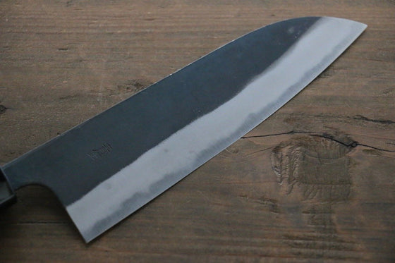 Nao Yamamoto Blue Steel No.2 Kurouchi Santoku  165mm - Japanny - Best Japanese Knife