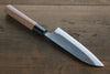 Nao Yamamoto Blue Steel No.2 Kurouchi Small Santoku 150mm - Japanny - Best Japanese Knife