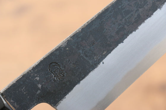 Kikuzuki White Steel No.2 Black Finished Gyuto 210mm Magnolia Handle - Japanny - Best Japanese Knife