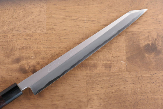 Jikko White Steel No.2 Kiritsuke Yanagiba 240mm Shitan Handle - Japanny - Best Japanese Knife