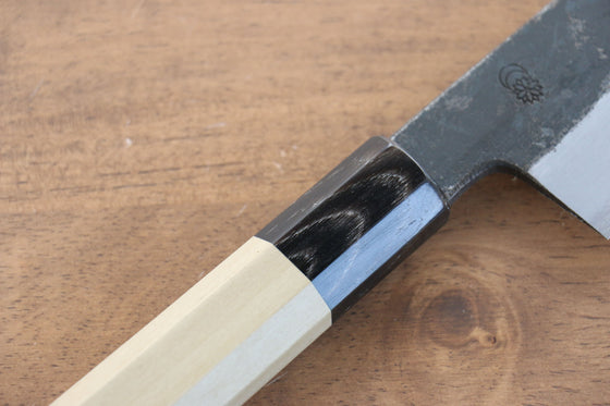 Kikuzuki White Steel No.2 Black Finished Gyuto 210mm Magnolia Handle - Japanny - Best Japanese Knife