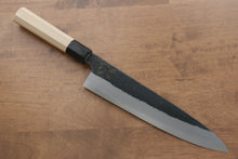  Kikuzuki White Steel No.2 Black Finished Gyuto 240mm Magnolia Handle - Japanny - Best Japanese Knife