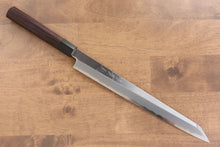  Jikko White Steel No.2 Kiritsuke Yanagiba  270mm Shitan Handle - Japanny - Best Japanese Knife