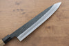Kikuzuki White Steel No.2 Black Finished Gyuto 270mm Magnolia Handle - Japanny - Best Japanese Knife