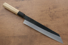  Kikuzuki White Steel No.2 Black Finished Kiritsuke Gyuto 240mm Magnolia Handle - Japanny - Best Japanese Knife