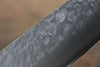 Takamura Knives VG10 Hammered Santoku  170mm with Black Pakka wood Handle - Japanny - Best Japanese Knife