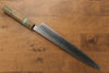 Yu Kurosaki Senko R2/SG2 Hammered Sujihiki 270mm Maple(With turquoise ring Green) Handle - Japanny - Best Japanese Knife