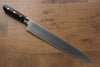 Takeshi Saji Blue Steel No.2 Colored Damascus Sujihiki  270mm Ironwood Handle - Japanny - Best Japanese Knife